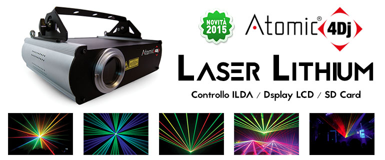 Atomic4DJ Laser Lithium 1500 RGB